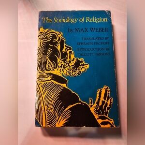 The Sociology of Religion Christian book vintage